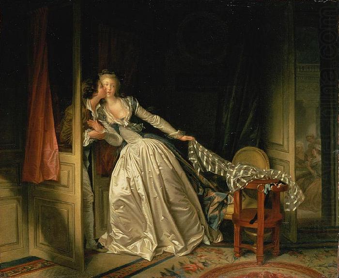 The Stolen Kiss, Jean-Honore Fragonard